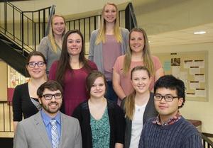 CSC biology students pose for photo after finishing Biology Capstone